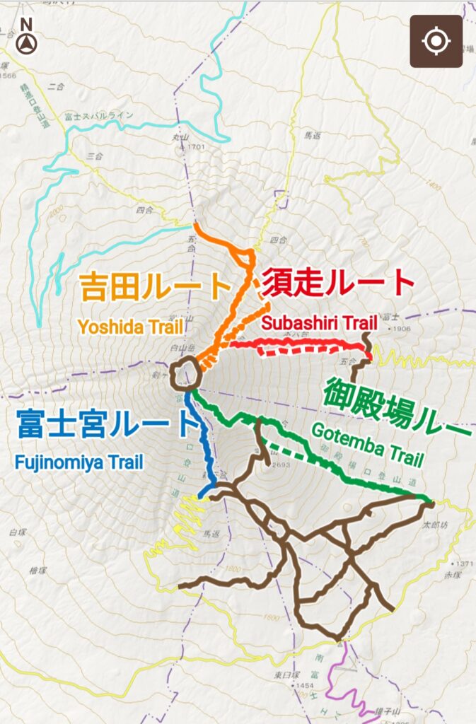 후지산 등산 코스